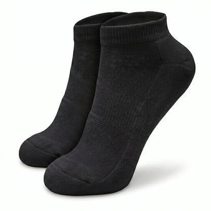 Women's 6-12 Pairs Cotton Ankle Athletic Running Socks Low Cut Breathable Cushioned