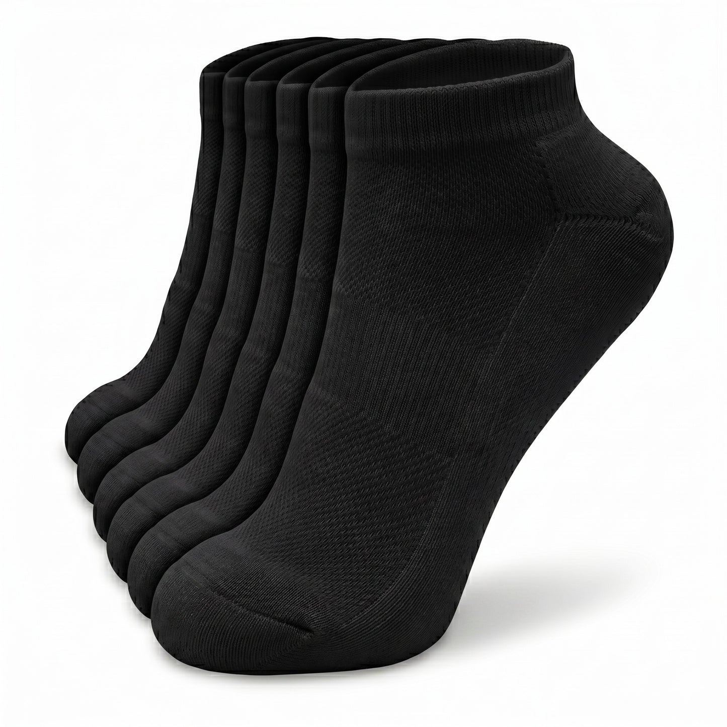 Women's 6-12 Pairs Cotton Ankle Athletic Running Socks Low Cut Breathable Cushioned