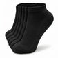 Women's 6-12 Pairs Cotton Ankle Athletic Running Socks Low Cut Breathable Cushioned