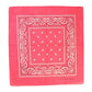 12Pcs Bandanas 100% Cotton Double Sided Paisley Print Head Wrap Scarf