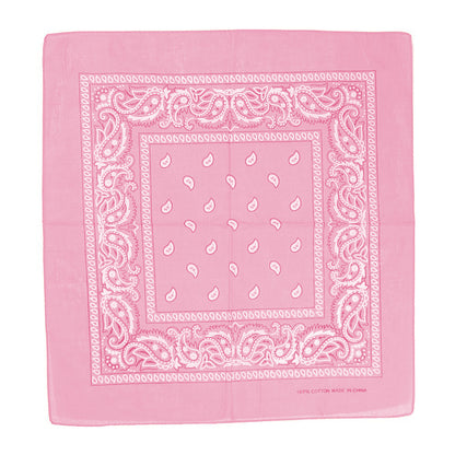 12Pcs Bandanas 100% Cotton Double Sided Paisley Print Head Wrap Scarf