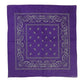 12Pcs Bandanas 100% Cotton Double Sided Paisley Print Head Wrap Scarf