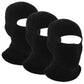 1 Hole Winter Knitted Full Face Mask Outdoor Warm Black Ski Balaclava Cover