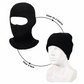 1 Hole Winter Knitted Full Face Mask Outdoor Warm Black Ski Balaclava Cover