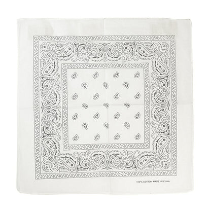 12Pcs Bandanas 100% Cotton Double Sided Paisley Print Head Wrap Scarf