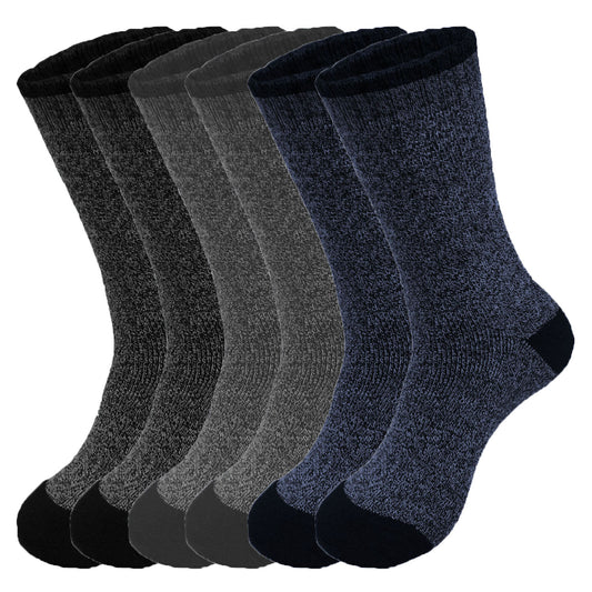Men's Winter Thermal Heated Work Heavy Duty Boots Warm Crew Socks 10-13