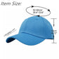 12-Pack Plain Baseball Cap Adjustable Solid Blank Curved Sun Visor Hat