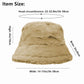 Women's Winter Plush Fluffy Bucket Hat Warm Faux Fur Lining Cozy Solid Cap