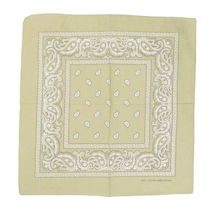 12Pcs Bandanas 100% Cotton Double Sided Paisley Print Head Wrap Scarf