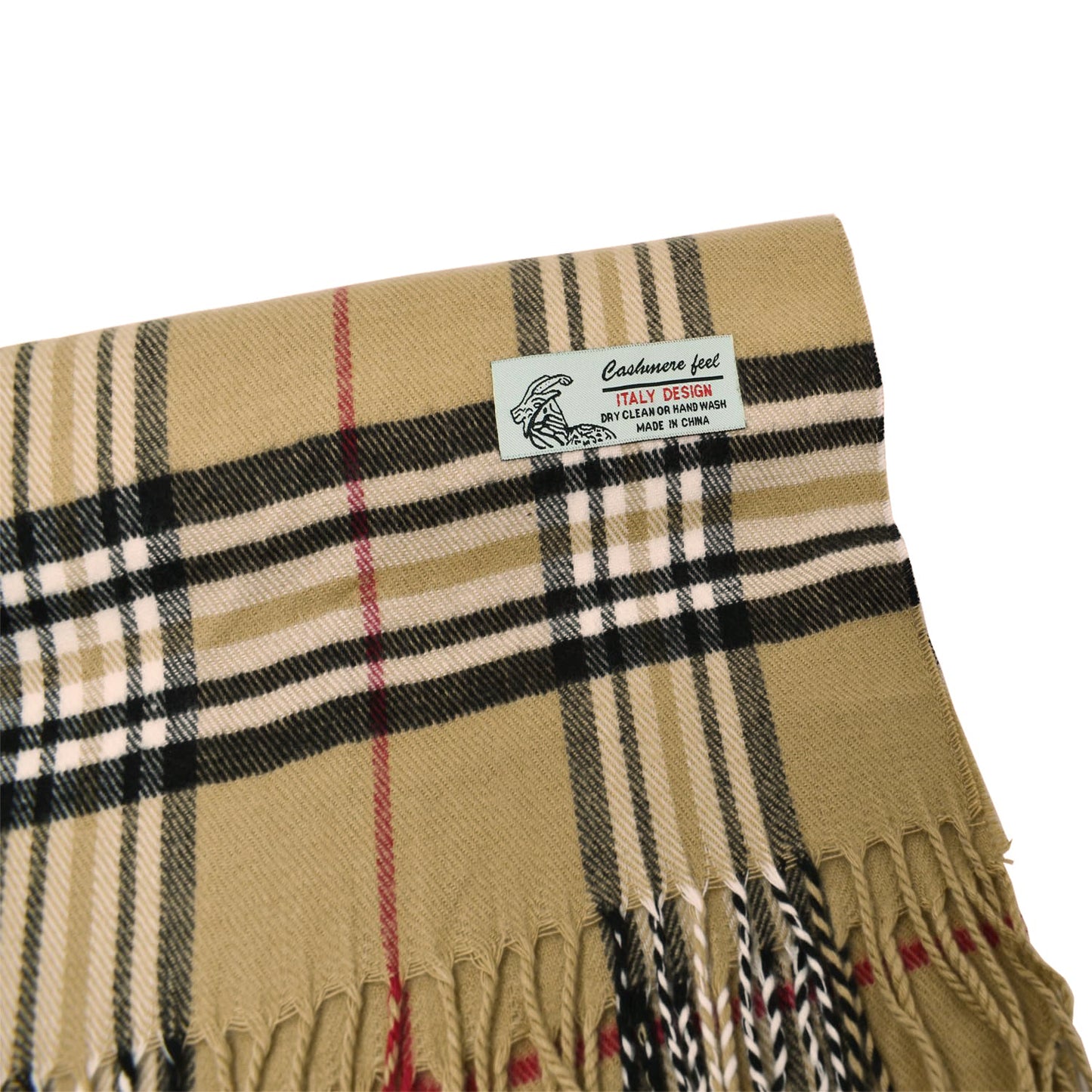 Unisex Winter Tartan Plaid Scarves Cashmere Feel Classic Super Soft Luxurious Scarf