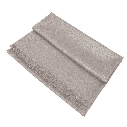 Women's Large Sparkling Glitter Metallic Soft Pashmina Shawl Wrap Scarf