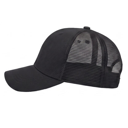 12-Pack Lot Unisex Mesh Back Baseball Cap Sun Visor Breathable Plain Blank Trucker Hats Adjustable Caps