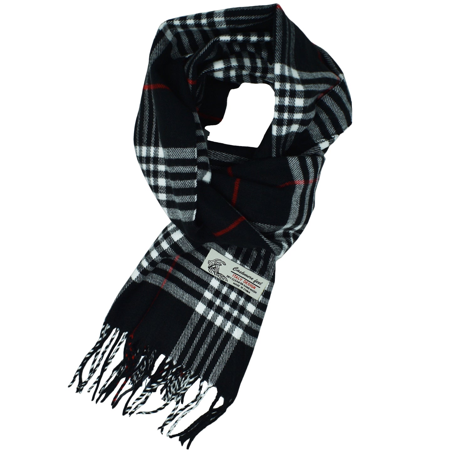 Unisex Winter Tartan Plaid Scarves Cashmere Feel Classic Super Soft Luxurious Scarf