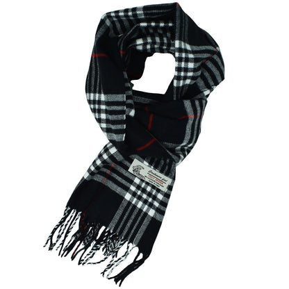 Unisex Winter Tartan Plaid Scarves Cashmere Feel Classic Super Soft Luxurious Scarf