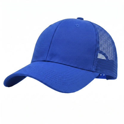 Unisex Mesh Back Baseball Cap Solid Breathable Sun Visor Plain Blank Trucker Hats Adjustable Caps