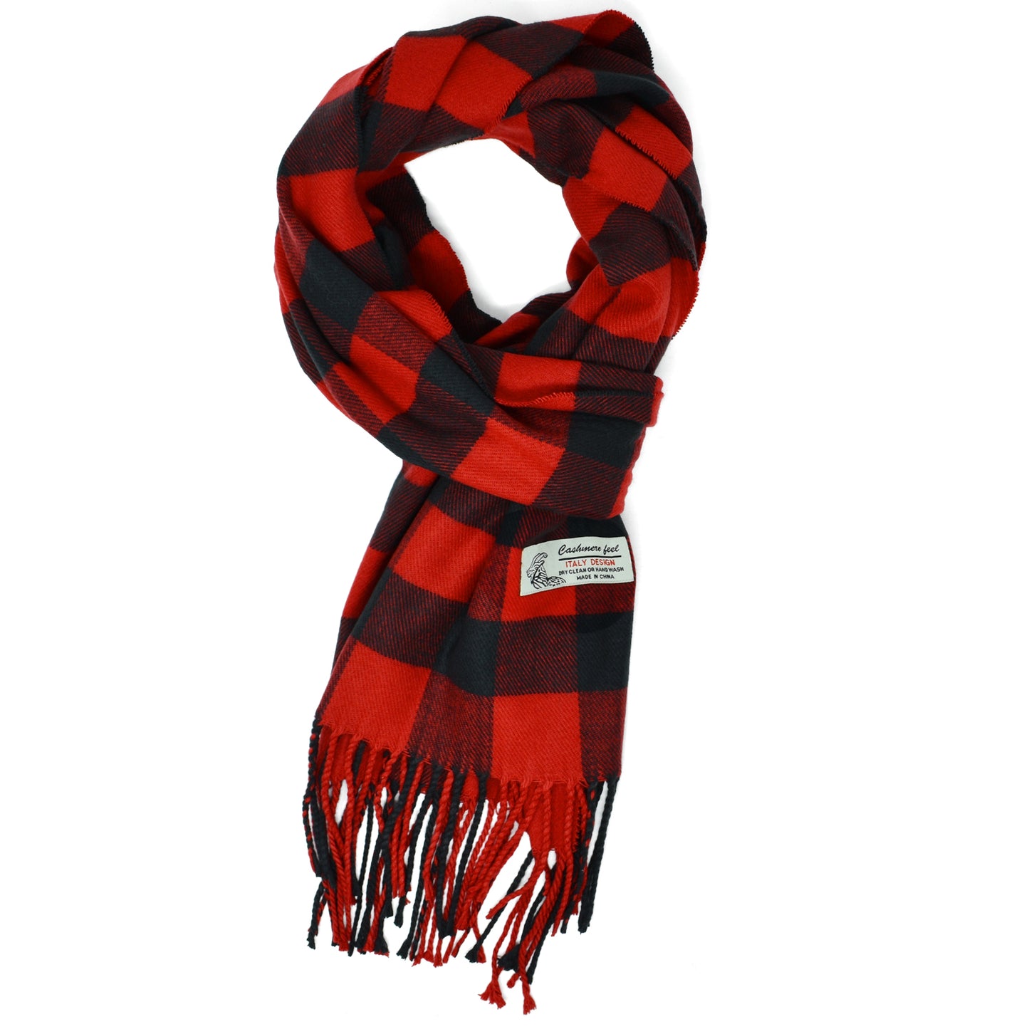 Unisex Winter Scottish Stewart Plaid Scarves Cashmere Feel Soft Luxurious Scarf