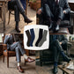 Glory Max 5 Pairs Men Premium Knit Mid-Calf Crew Dress Socks Multi Colors with Cashmere Blend Size 10-13