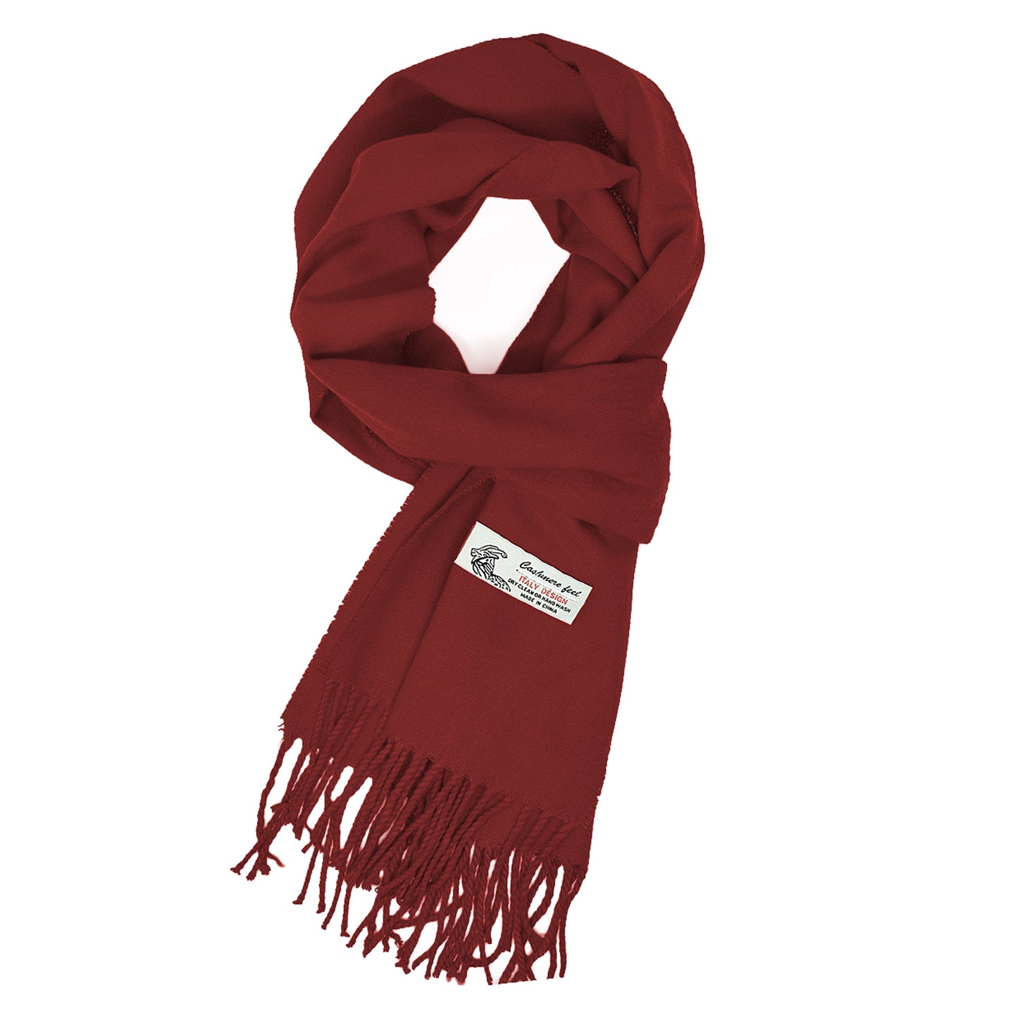 Unisex Winter Solid Plain Scarves Cashmere Feel Classic Super Soft Luxurious Scarf