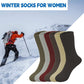 Women's Winter Thermal Merino Wool Heated Warm Thick Crew Socks Size 9-11