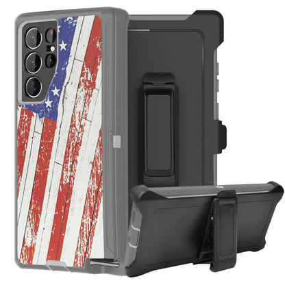 For Samsung Galaxy S26 S25 S24 S23 S22 S21 Plus Ultra Heavy Duty Shockproof Holster Case Cover with Belt Clip