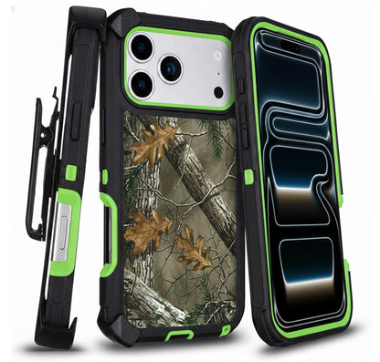 Heavy Duty Shockproof Holster Case For Apple iPhone 17 17e Air 16e 16 15 Plus 14 13 12 Pro Max Cover with Belt Clip