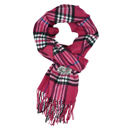 Unisex Winter Tartan Plaid Scarves Cashmere Feel Classic Super Soft Luxurious Scarf