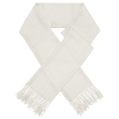 Women's Large Soft Silky Pashmina Shawl Wrap Plain Solid Wedding Scarf