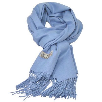 Unisex Plain Solid Winter Scarf Cashmere Feel Oversized Soft Shawl Wrap