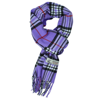 Unisex Winter Tartan Plaid Scarves Cashmere Feel Classic Super Soft Luxurious Scarf