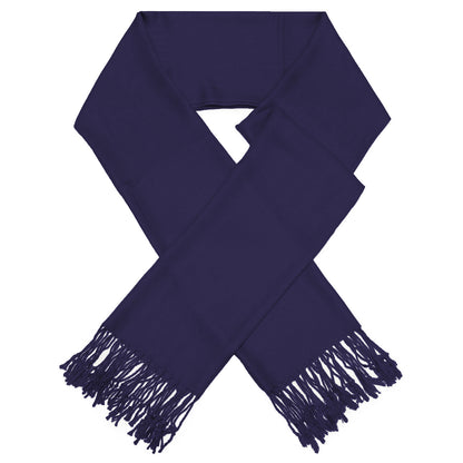 Women's Large Soft Silky Pashmina Shawl Wrap Plain Solid Wedding Scarf