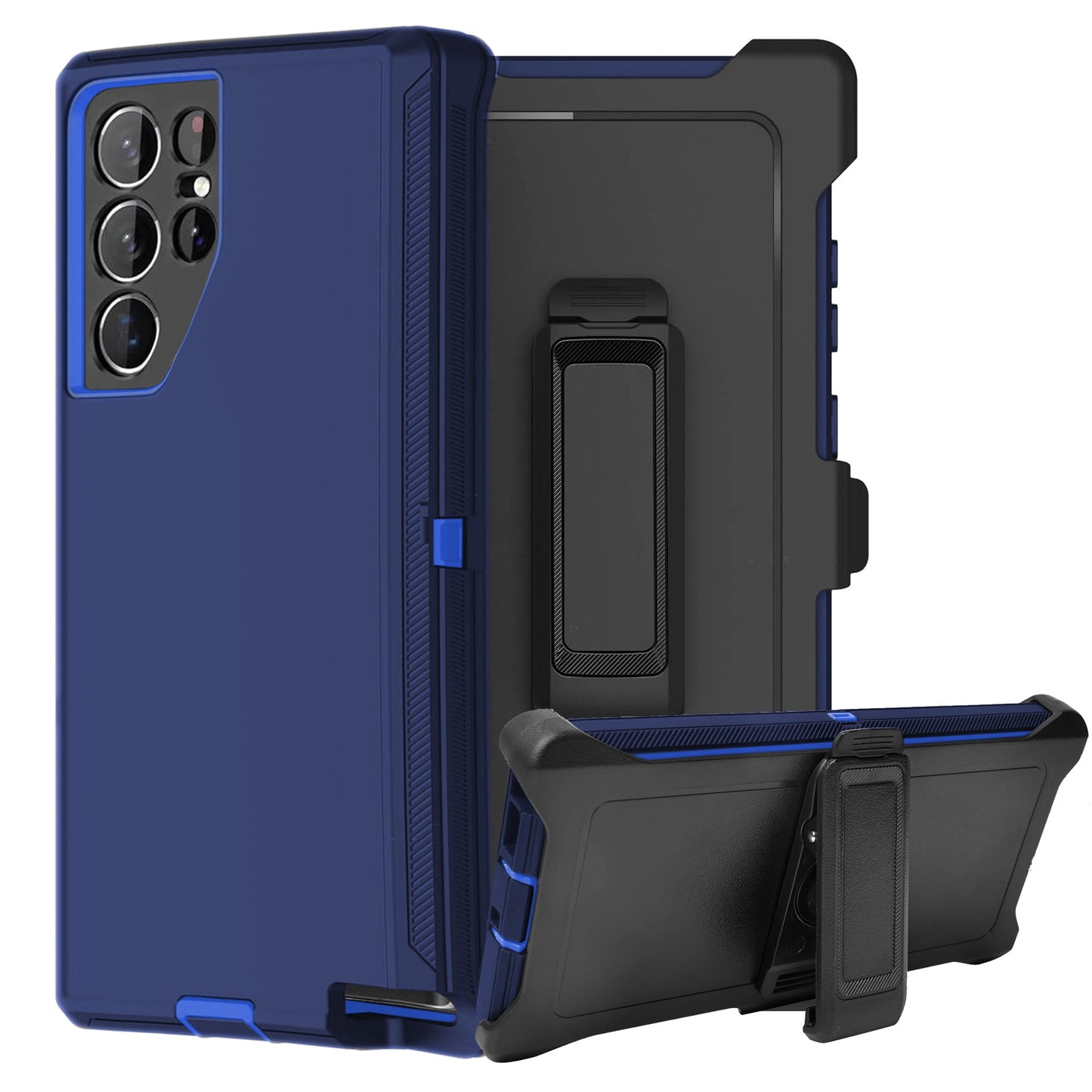 For Samsung Galaxy S26 S25 S24 S23 S22 S21 Plus Ultra Heavy Duty Shockproof Holster Case Cover with Belt Clip