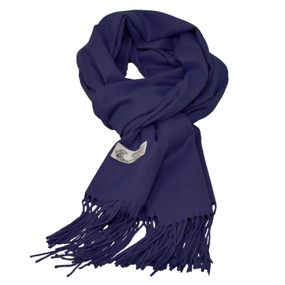 Unisex Plain Solid Winter Scarf Cashmere Feel Oversized Soft Shawl Wrap