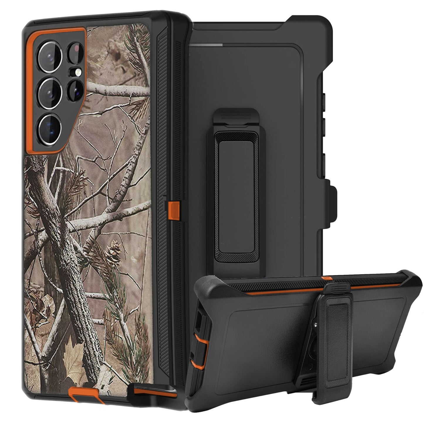 For Samsung Galaxy S26 S25 S24 S23 S22 S21 Plus Ultra Heavy Duty Shockproof Holster Case Cover with Belt Clip