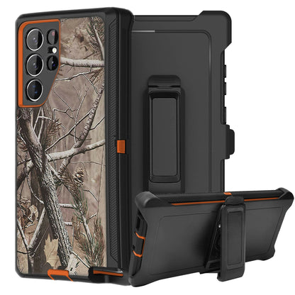 For Samsung Galaxy S26 S25 S24 S23 S22 S21 Plus Ultra Heavy Duty Shockproof Holster Case Cover with Belt Clip