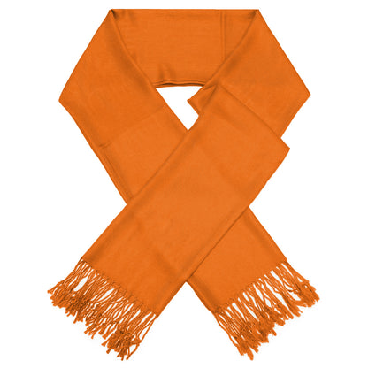 Women's Large Soft Silky Pashmina Shawl Wrap Plain Solid Wedding Scarf