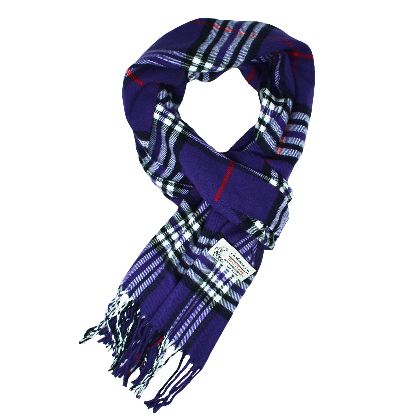 Unisex Winter Tartan Plaid Scarves Cashmere Feel Classic Super Soft Luxurious Scarf
