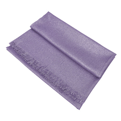Women's Large Sparkling Glitter Metallic Soft Pashmina Shawl Wrap Scarf