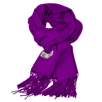Unisex Plain Solid Winter Scarf Cashmere Feel Oversized Soft Shawl Wrap