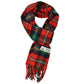 Unisex Winter Scottish Stewart Plaid Scarves Cashmere Feel Soft Luxurious Scarf