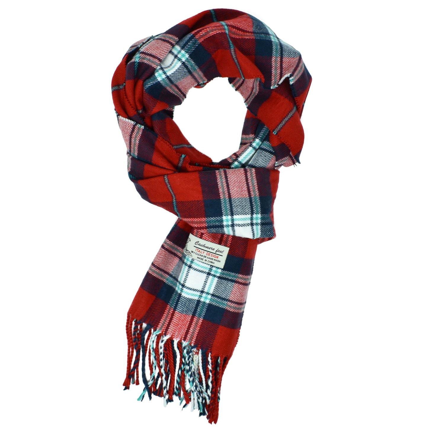 Unisex Winter Scottish Stewart Plaid Scarves Cashmere Feel Soft Luxurious Scarf