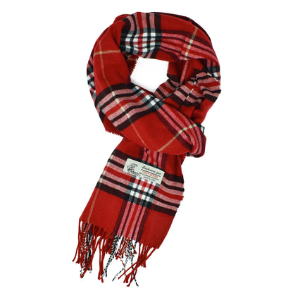 Unisex Winter Tartan Plaid Scarves Cashmere Feel Classic Super Soft Luxurious Scarf