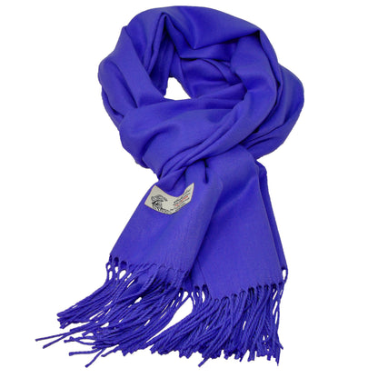 Unisex Plain Solid Winter Scarf Cashmere Feel Oversized Soft Shawl Wrap