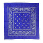 12Pcs Bandanas 100% Cotton Double Sided Paisley Print Head Wrap Scarf