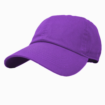 Unisex Baseball Cap Polo Style Solid Plain 100% Cotton Blank Dad Hats