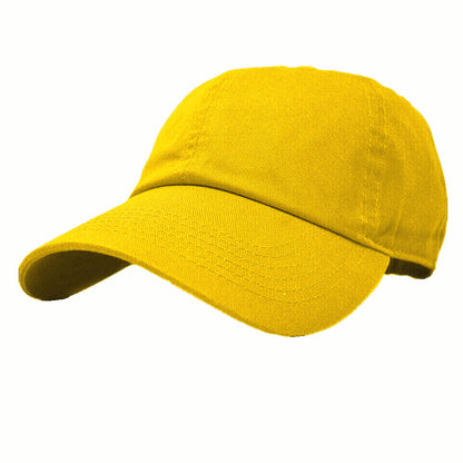 Unisex Baseball Cap Polo Style Solid Plain 100% Cotton Blank Dad Hats