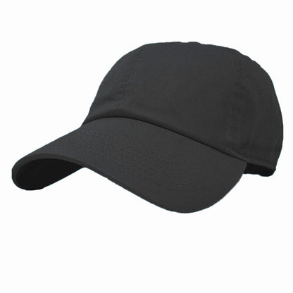Unisex Baseball Cap Polo Style Solid Plain 100% Cotton Blank Dad Hats