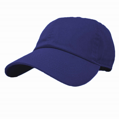Unisex Baseball Cap Polo Style Solid Plain 100% Cotton Blank Dad Hats