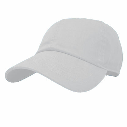 Unisex Baseball Cap Polo Style Solid Plain 100% Cotton Blank Dad Hats