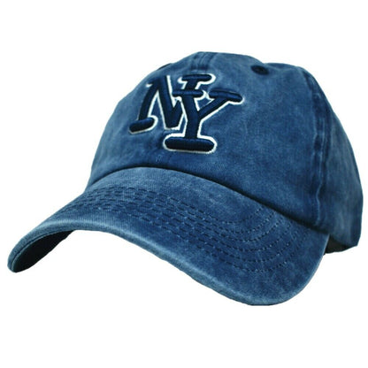 Unisex Polo Style Baseball Vintage Washed Cotton Dad Cap NY Casual Hat