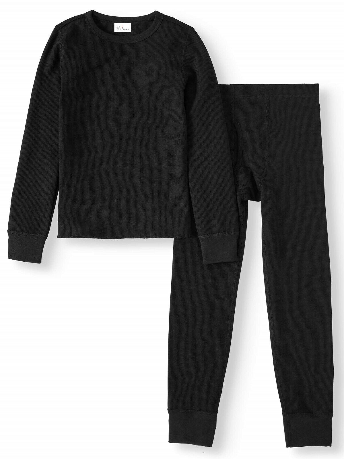 Men's Winter Waffle Knit Thermal Ultra Soft Long Johns 100% Cotton Underwear Set